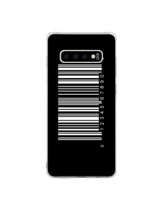 Coque Samsung S10 Code Barres Blanc - Laetitia