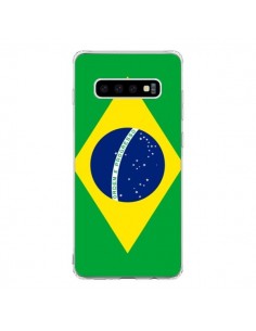 Coque Samsung S10 Drapeau Brésil Brésilien - Laetitia
