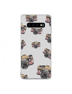 Coque Samsung S10 Appareil photo vintage Rose - Laetitia