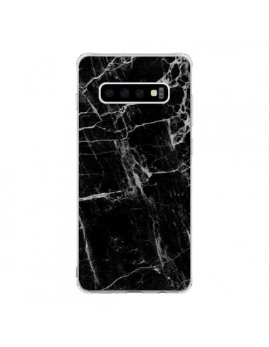 Coque Samsung S10 Marbre Marble Noir Black - Laetitia