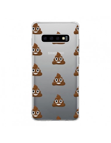 Coque Samsung S10 Shit Poop Emoticone Emoji Transparente - Laetitia