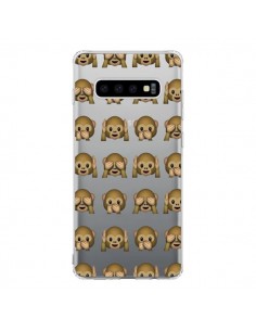 Coque Samsung S10 Singe Monkey Emoticone Emoji...