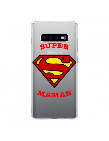 Coque Samsung S10 Super Maman Transparente - Laetitia