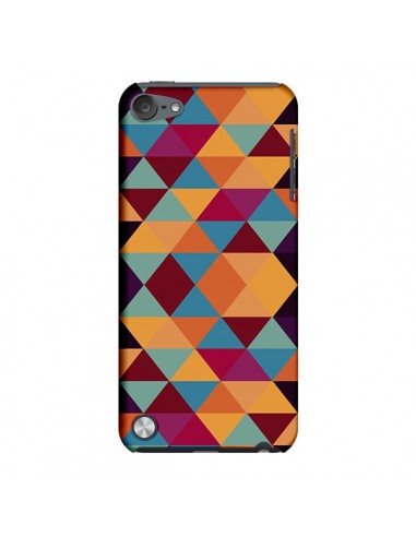 Coque Azteque Triangle Orange pour iPod Touch 5 - Eleaxart