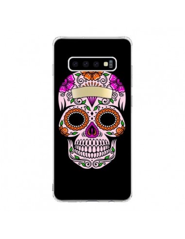 Coque Samsung S10 Tête de Mort Mexicaine Multicolore - Laetitia