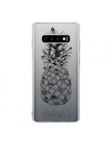 Coque Samsung S10 Ananas Fruit Transparente - LouJah