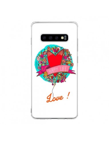 Coque Samsung S10 Love Happy Life - Leellouebrigitte