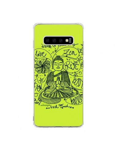 Coque Samsung S10 Buddha Listen to your body Love Zen Relax - Leellouebrigitte