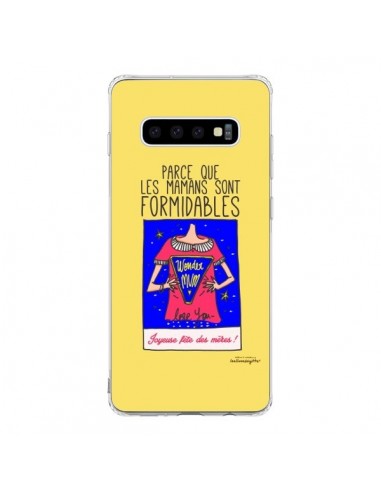 Coque Samsung S10 Parce que les mamans sont formidables Fête des Mères - Leellouebrigitte