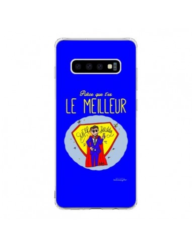 Coque Samsung S10 Le meilleur Papa Fête des Pères - Leellouebrigitte