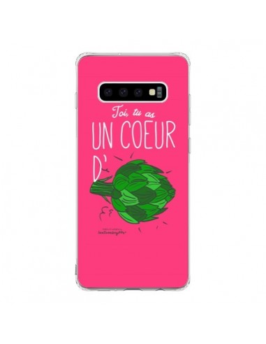 Coque Samsung S10 Toi tu as un coeur d'artichaut - Leellouebrigitte