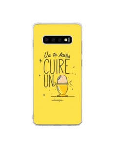 Coque Samsung S10 Va te faire cuir un oeuf jaune -...