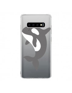 Coque Samsung S10 Orque Orca Ocean Transparente - Petit...