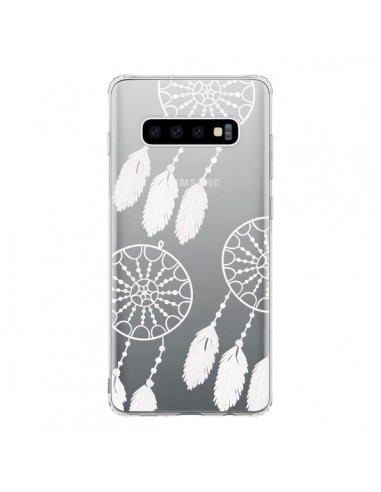 Coque Samsung S10 Attrape Rêves Blanc Dreamcatcher Triple Transparente - Petit Griffin