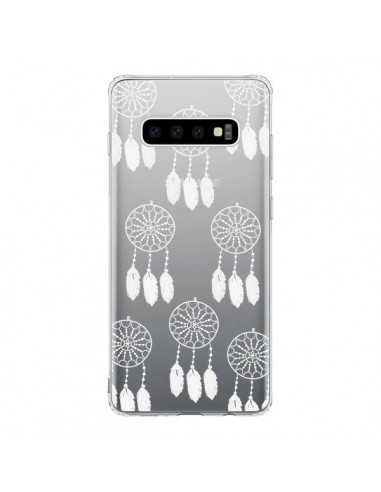 Coque Samsung S10 Attrape Rêves Blanc Dreamcatcher Mini Transparente - Petit Griffin