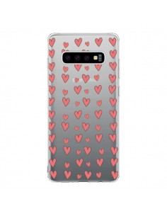 Coque Samsung S10 Coeurs Heart Love Amour Rouge...