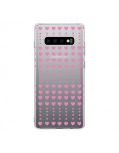 Coque Samsung S10 Coeurs Heart Love Amour Rose...