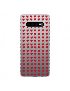 Coque Samsung S10 Coeurs Heart Love Amour Red...