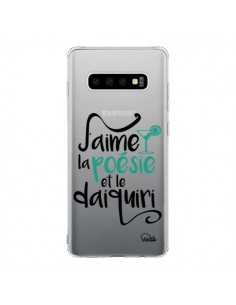 Coque Samsung S10 J'aime la poésie et le daiquiri...