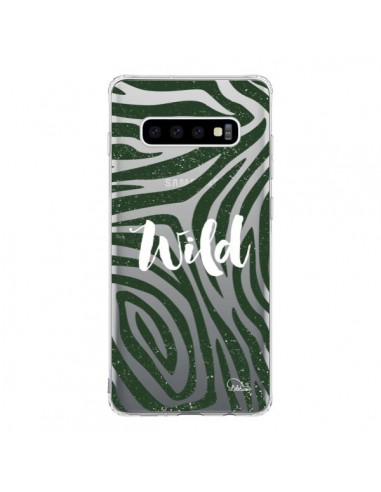 Coque Samsung S10 Wild Zebre Jungle Transparente - Lolo Santo