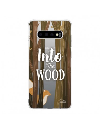 Coque Samsung S10 Into The Wild Renard Bois Transparente - Lolo Santo