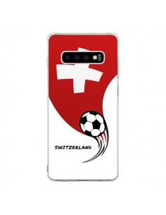 Coque Samsung S10 Equipe Suisse Switzerland Football -...