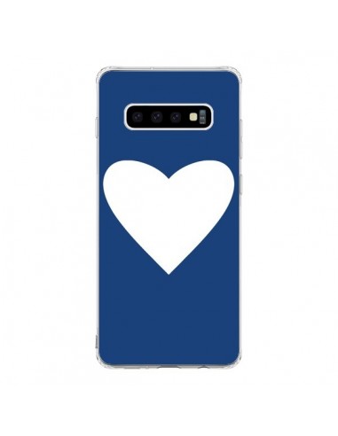 Coque Samsung S10 Coeur Navy Blue Heart - Mary Nesrala