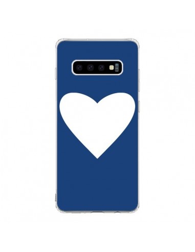 Coque Samsung S10 Coeur Navy Blue Heart - Mary Nesrala