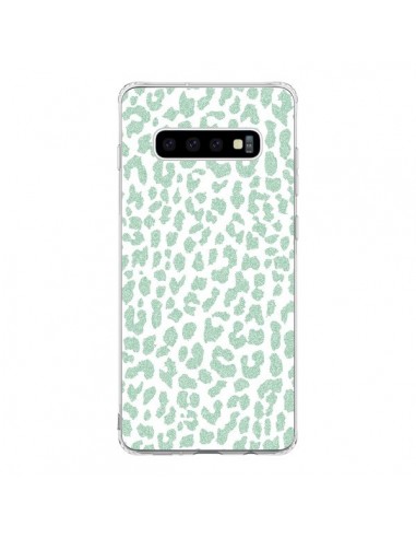 Coque Samsung S10 Leopard Menthe Mint - Mary Nesrala