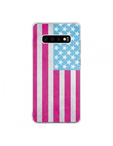 Coque Samsung S10 Drapeau USA Vintage - Mary Nesrala