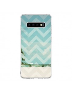 Coque Samsung S10 Chevron Beach Dreams Triangle Azteque -...