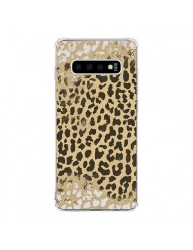 Coque Samsung S10 Leopard Golden Or Doré - Mary Nesrala