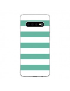 Coque Samsung S10 Bandes Mint Vert - Mary Nesrala