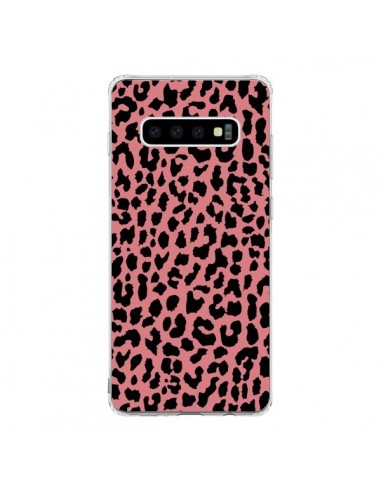 Coque Samsung S10 Leopard Corail Neon - Mary Nesrala