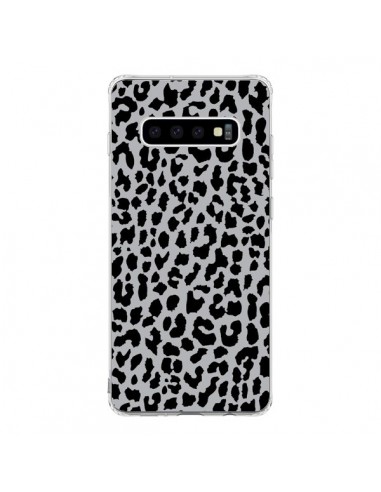 Coque Samsung S10 Leopard Gris Neon - Mary Nesrala
