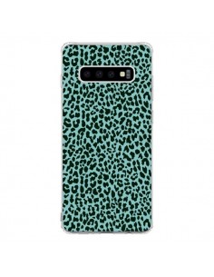 Coque Samsung S10 Leopard Turquoise Neon - Mary Nesrala