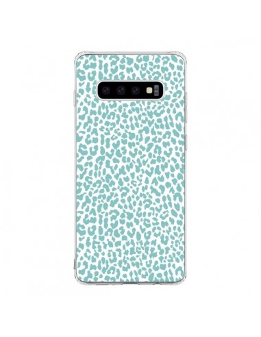 Coque Samsung S10 Leopard Turquoise - Mary Nesrala