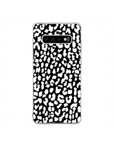 Coque Samsung S10 Leopard Noir et Blanc - Mary Nesrala