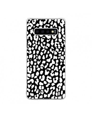 Coque Samsung S10 Leopard Noir et Blanc - Mary Nesrala