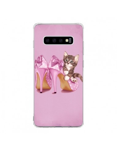 Coque Samsung S10 Chaton Chat Kitten Chaussure Shoes - Maryline Cazenave