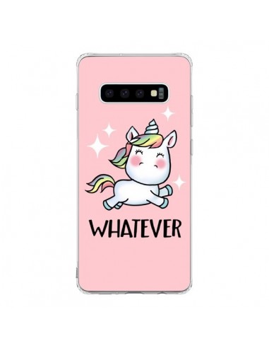 Coque Samsung S10 Licorne Whatever - Maryline Cazenave