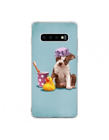 Coque Samsung S10 Chien Dog Canard Fille - Maryline Cazenave