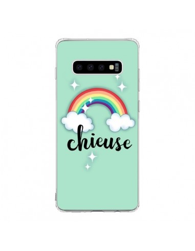 Coque Samsung S10 Chieuse Arc en Ciel - Maryline Cazenave