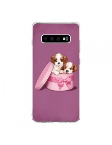 Coque Samsung S10 Chien Dog Boite Noeud - Maryline Cazenave