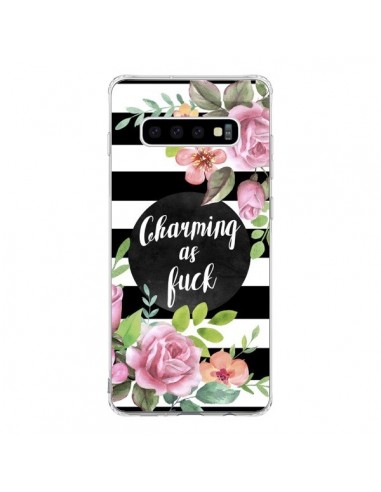 Coque Samsung S10 Charming as Fuck Fleurs - Maryline Cazenave
