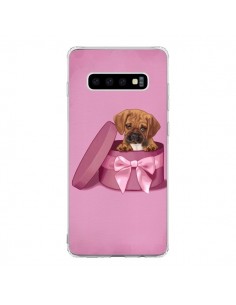Coque Samsung S10 Chien Dog Boite Noeud Triste - Maryline...
