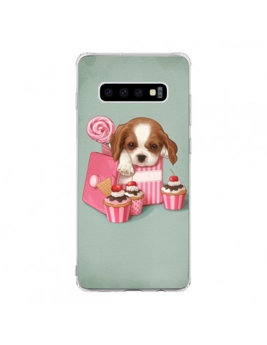 Coque Samsung S10 Chien Dog Cupcake Gateau Boite - Maryline Cazenave
