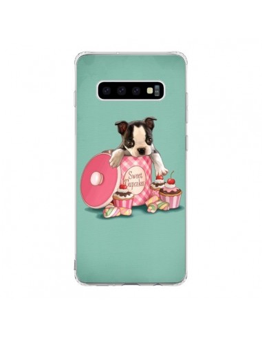 Coque Samsung S10 Chien Dog Cupcakes Gateau Boite - Maryline Cazenave