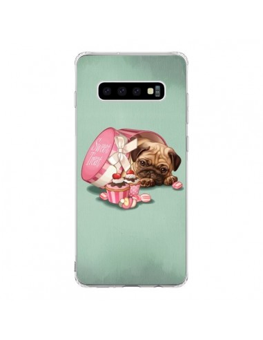 Coque Samsung S10 Chien Dog Cupcakes Gateau Bonbon Boite - Maryline Cazenave