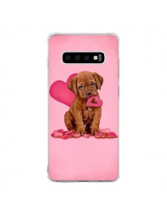 Coque Samsung S10 Chien Dog Gateau Coeur Love - Maryline...